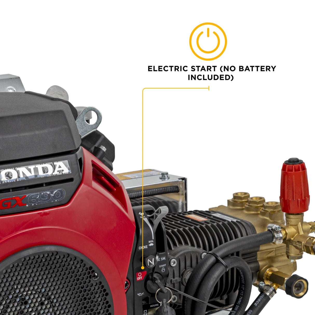 BE Power B4224HETBAS 4,200 PSI 8.5 GPM Truck-Mount Pressure Washer