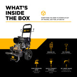 BE Power B4415PA 4,400 PSI 4.2 GPM Powerease Gas Pressure Washer