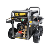 BE Power B5024HEBAS Industrial Cold Water Gas Pressure Washer – 5,100 PSI / 5.5 GPM, Honda GX690 V-Twin Electric Start, CP Belt-Drive Triplex Pump, 4-Wheel Roll Cage Frame