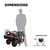 BE Power 5,000 PSI Cold Water Gas Pressure Washer with COMET Pump