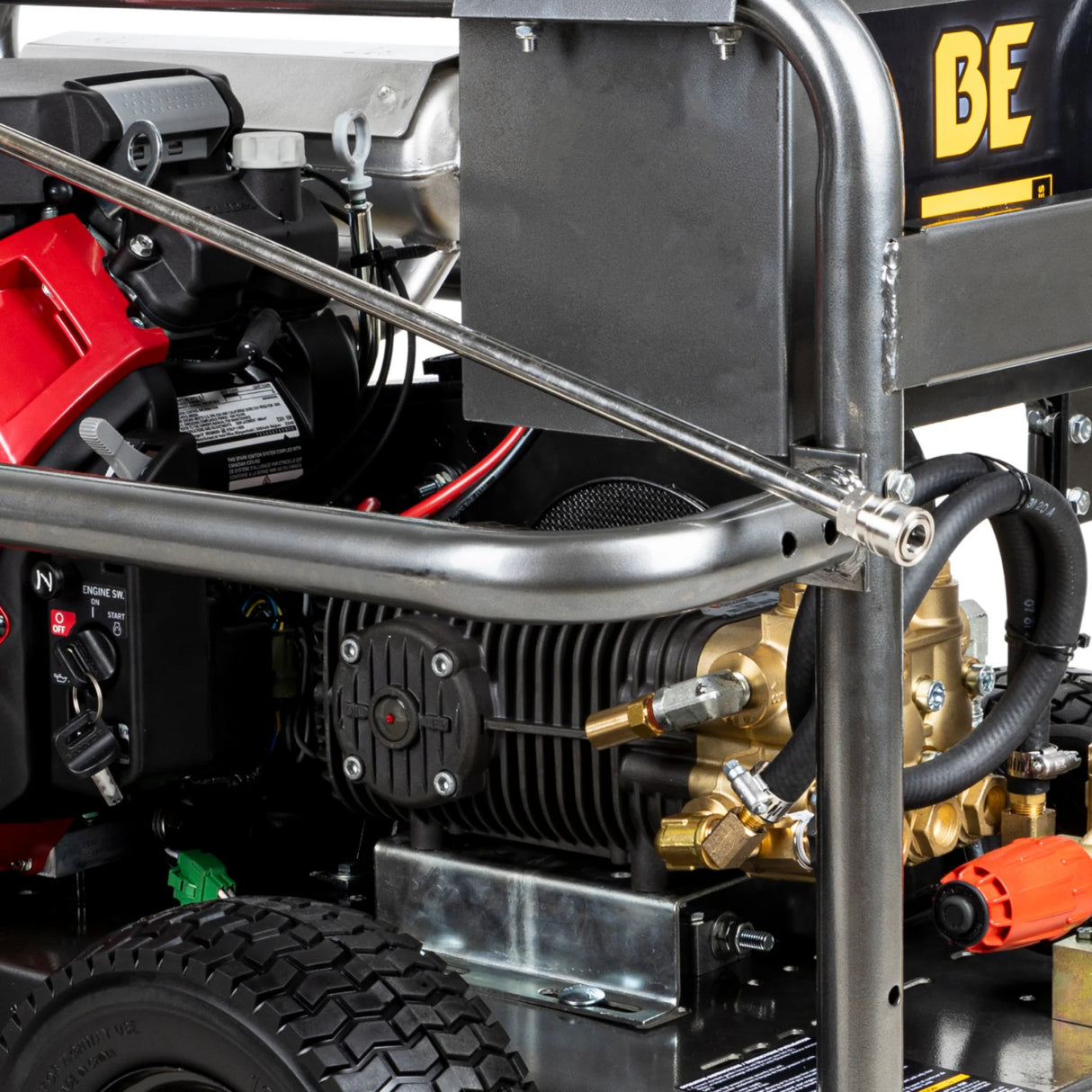 BE Power 5,000 PSI Cold Water Gas Pressure Washer with COMET Pump