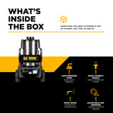 BE Power 1,500 PSI Electric Hot Water Pressure Washer with Built-In Diesel Burner