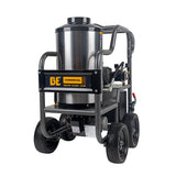 BE Power 1,500 PSI Electric Hot Water Pressure Washer with Built-In Diesel Burner