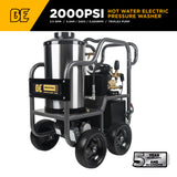 BE Power HW205EBA 2,000 PSI Hot Water Electric Pressure Washer