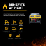 BE Power 3,000 PSI Truck-Mount Hot Water Pressure Washer with Honda GX690 Engine