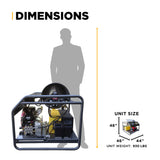 BE Power 3,500 PSI 5.5 GPM Truck-Mount Hot Water Pressure Washer with Honda GX690 Engine