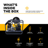BE Power 3,500 PSI 5.5 GPM Truck-Mount Hot Water Pressure Washer with Honda GX690 Engine