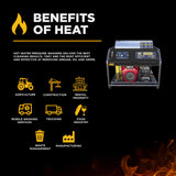 BE Power 3,500 PSI 5.5 GPM Truck-Mount Hot Water Pressure Washer with Honda GX690 Engine