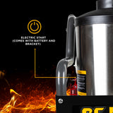 BE Power 4,000 PSI Belt-Drive Hot Water Pressure Washer with Honda GX390 Engine