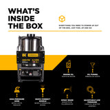 BE Power 4,200 PSI 4.2 GPM Commercial Hot Water Gas Pressure Washer with Honda GX390