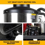 BE Power 4,200 PSI 4.2 GPM Commercial Hot Water Gas Pressure Washer with Honda GX390