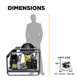 BE Power 3,500 PSI Truck-Mount Hot Water Pressure Washer with Honda GX690 Engine
