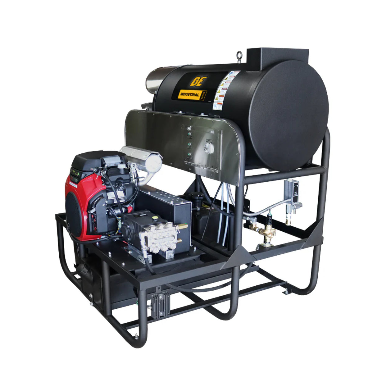 BE Power 3,000 PSI 10 GPM Industrial Truck-Mount Hot Water Pressure Washer
