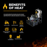 BE Power 3,500 PSI Industrial Truck-Mount Hot Water Pressure Washer with Vanguard 18 HP