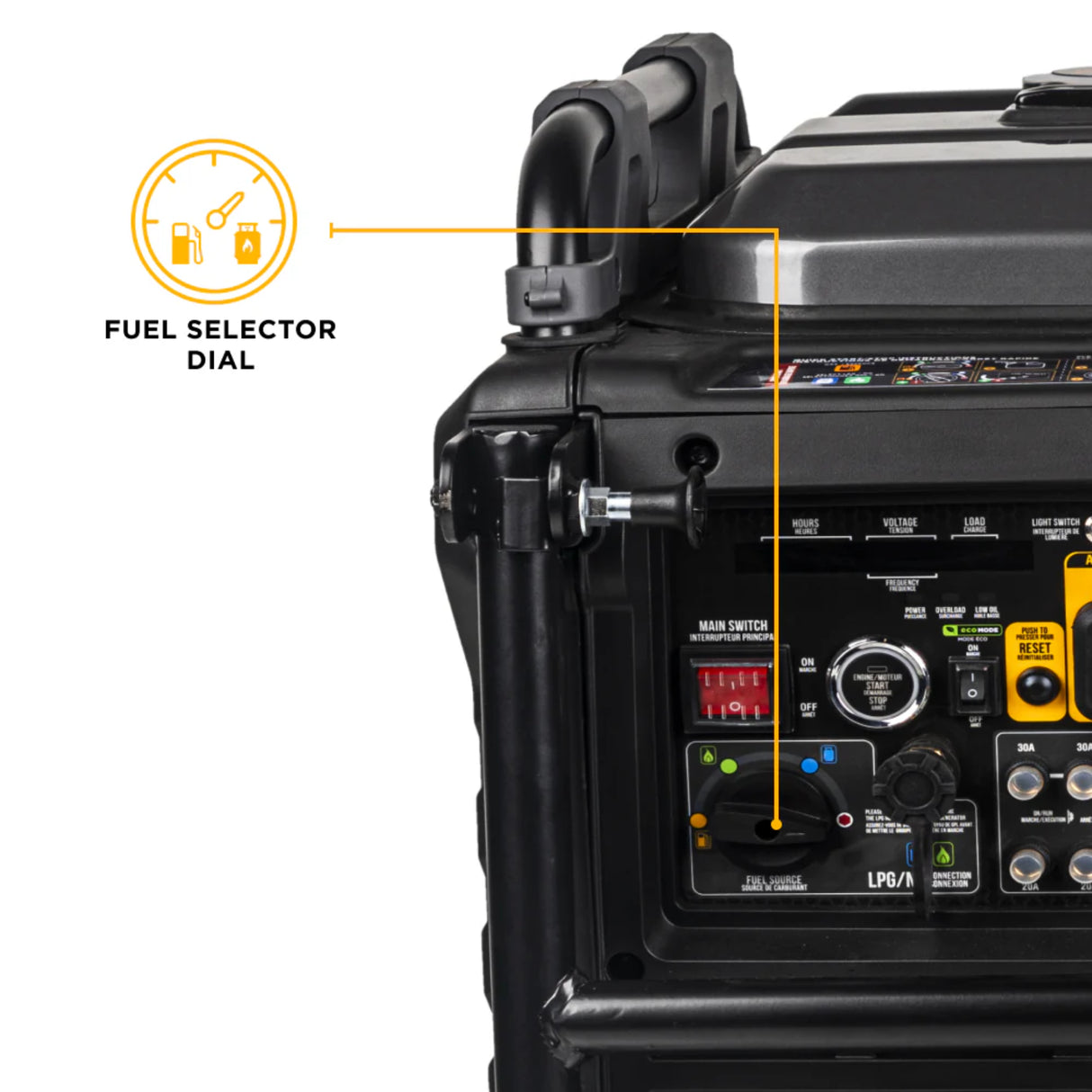 BE Power Equipment BE10500IT 10500W Tri-Fuel Digital Portable Inverter 458cc Generator
