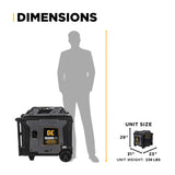 BE Power Equipment BE10500IT 10500W Tri-Fuel Digital Portable Inverter 458cc Generator