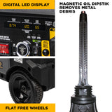 BE Power Equipment BE10500IT 10500W Tri-Fuel Digital Portable Inverter 458cc Generator