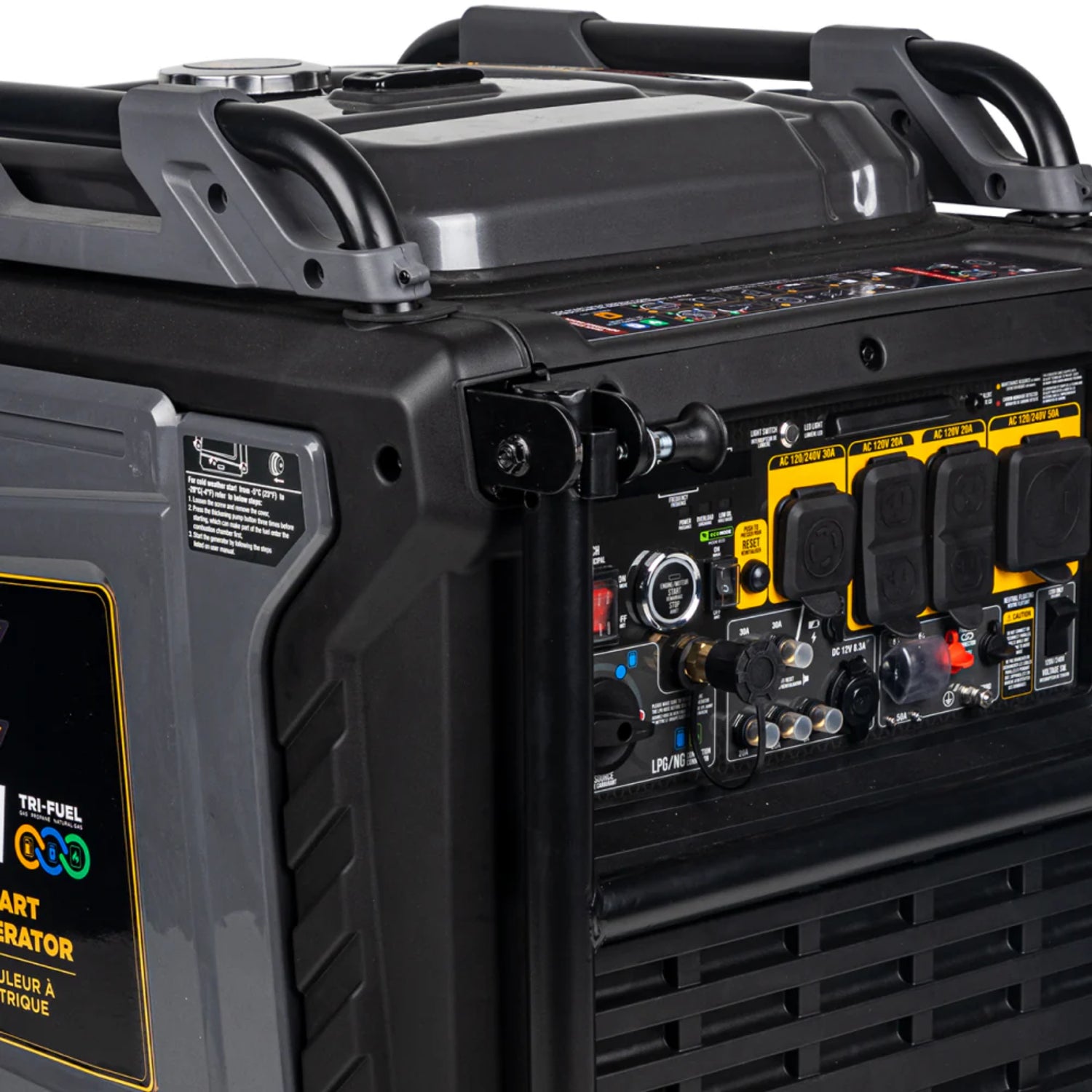 BE Power Equipment BE10500IT 10500W Tri-Fuel Digital Portable Inverter 458cc Generator