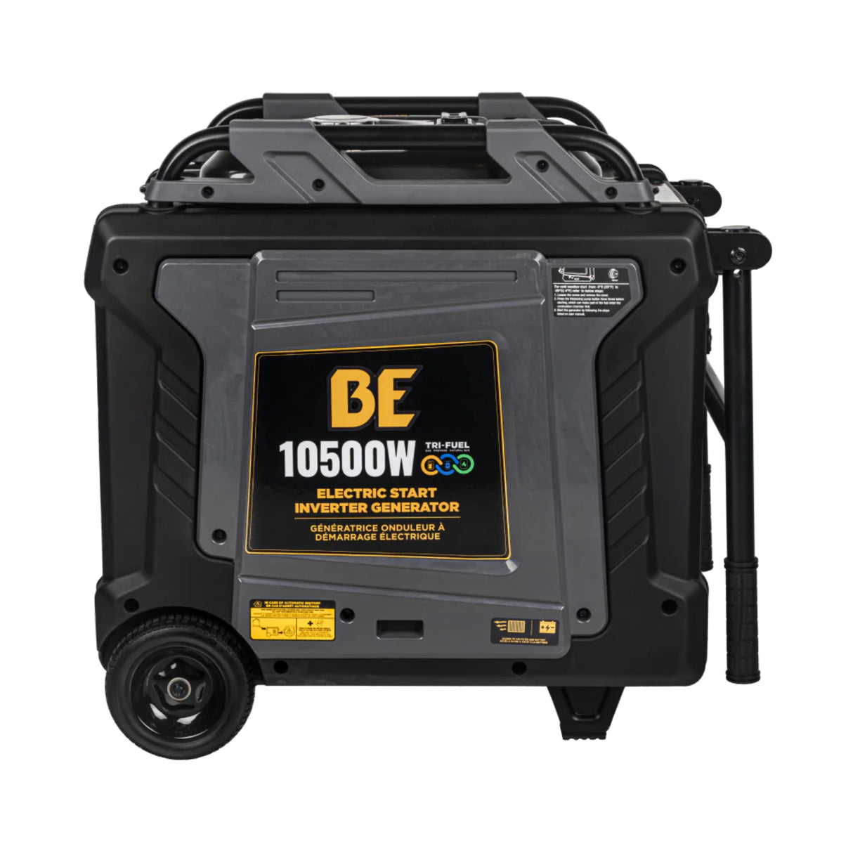 BE Power Equipment BE10500IT 10500W Tri-Fuel Digital Portable Inverter 458cc Generator