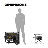 BE Power Equipment 11000W Portable Generator, Powerease 420cc Engine