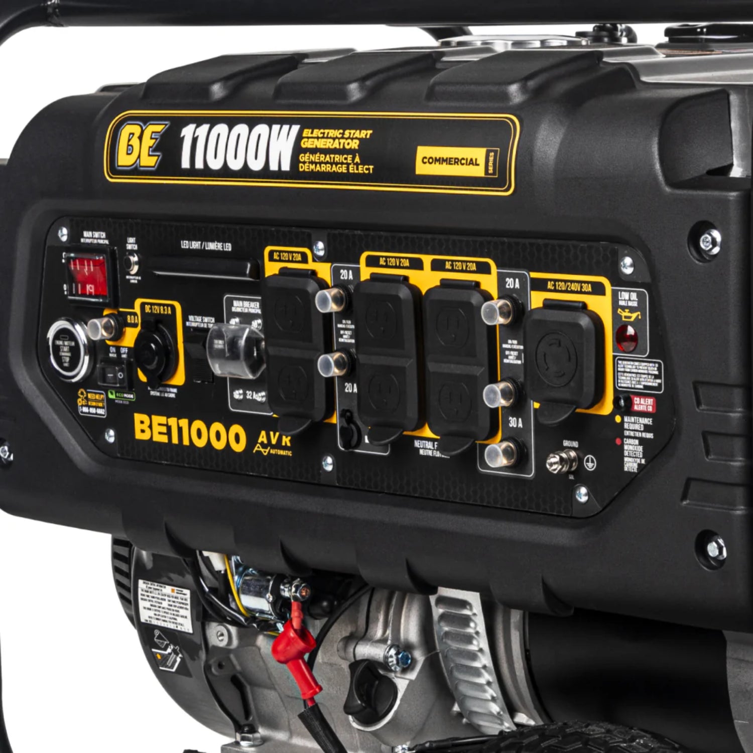 BE Power Equipment 11000W Portable Generator, Powerease 420cc Engine