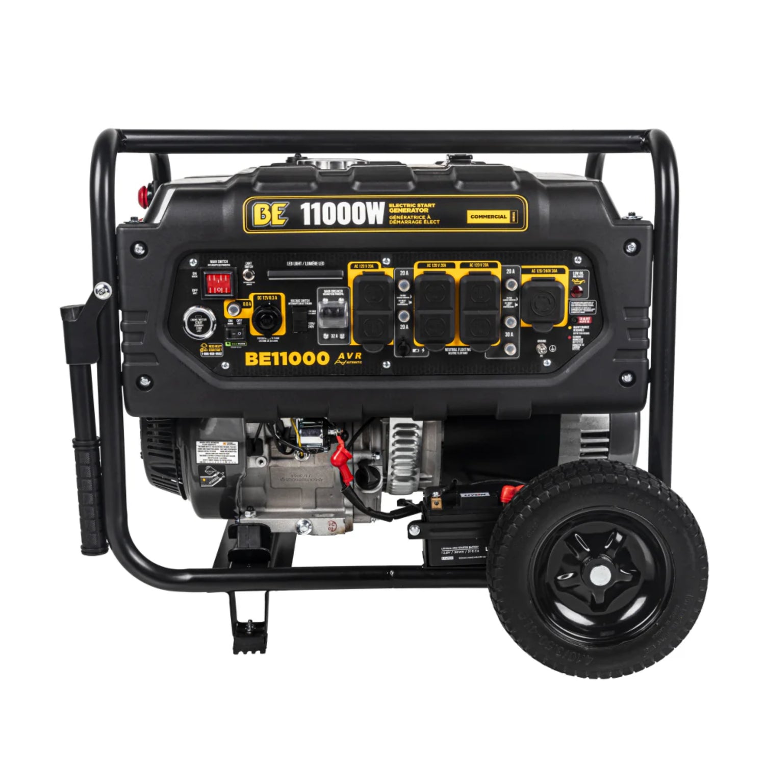 BE Power Equipment 11000W Portable Generator, Powerease 420cc Engine
