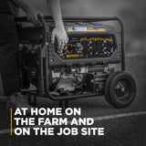 BE Power Equipment 11000W Portable Generator, Powerease 420cc Engine