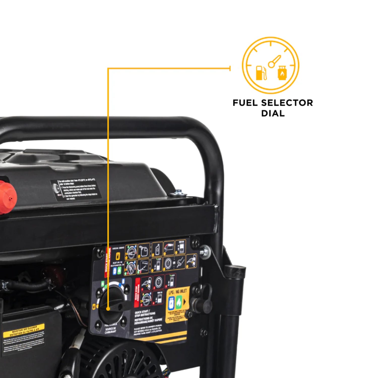 BE Power Equipment 12500W Portable Generator, Powerease 458cc Engine