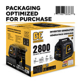 BE Power Equipment BE2800i 2800W Digital Portable Inverter 145cc Generator