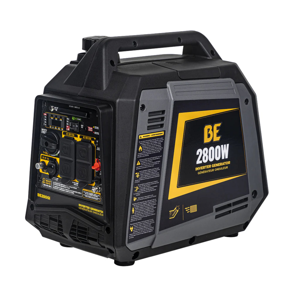 BE Power Equipment BE2800i 2800W Digital Portable Inverter 145cc Generator