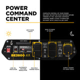 BE Power Equipment 3800W Portable Generator, Powerease 212cc Engine