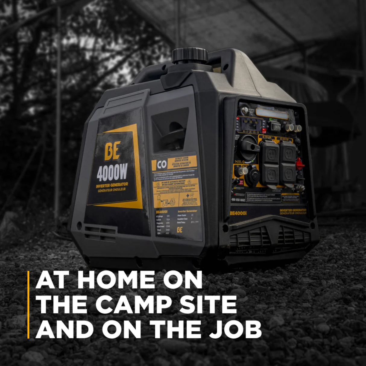 BE Power Equipment BE4000I 4000W Digital Portable Inverter 145cc Generator
