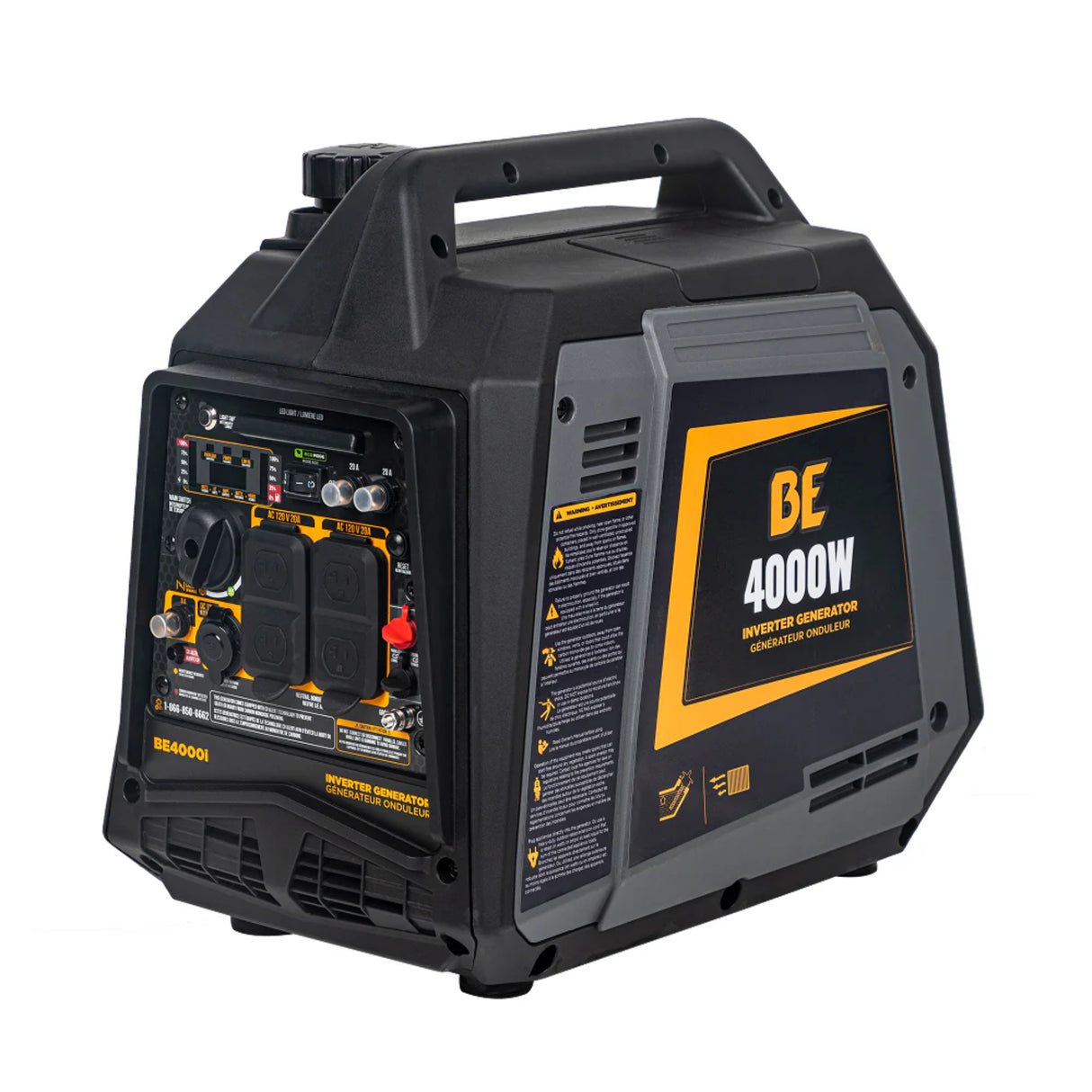 BE Power Equipment BE4000I 4000W Digital Portable Inverter 145cc Generator