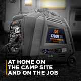 BE Power Equipment BE4700ID 4700W Dual-Fuel Digital Portable Inverter 160cc Generator