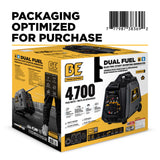 BE Power Equipment BE4700ID 4700W Dual-Fuel Digital Portable Inverter 160cc Generator