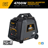 BE Power Equipment BE4700ID 4700W Dual-Fuel Digital Portable Inverter 160cc Generator
