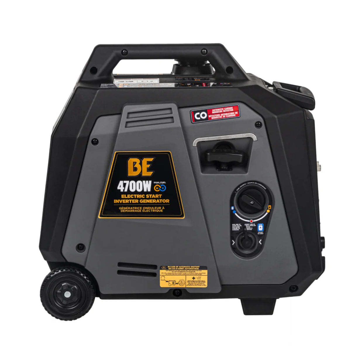 BE Power Equipment BE4700ID 4700W Dual-Fuel Digital Portable Inverter 160cc Generator