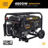 BE Power Equipment 4800W Portable Generator, Powerease 223cc Engine