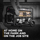 BE Power Equipment 4800W Portable Generator, Powerease 223cc Engine