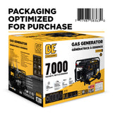 BE Power Equipment 7000W Portable Generator, Powerease 312cc Engine