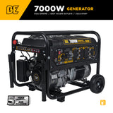 BE Power Equipment 7000W Portable Generator, Powerease 312cc Engine