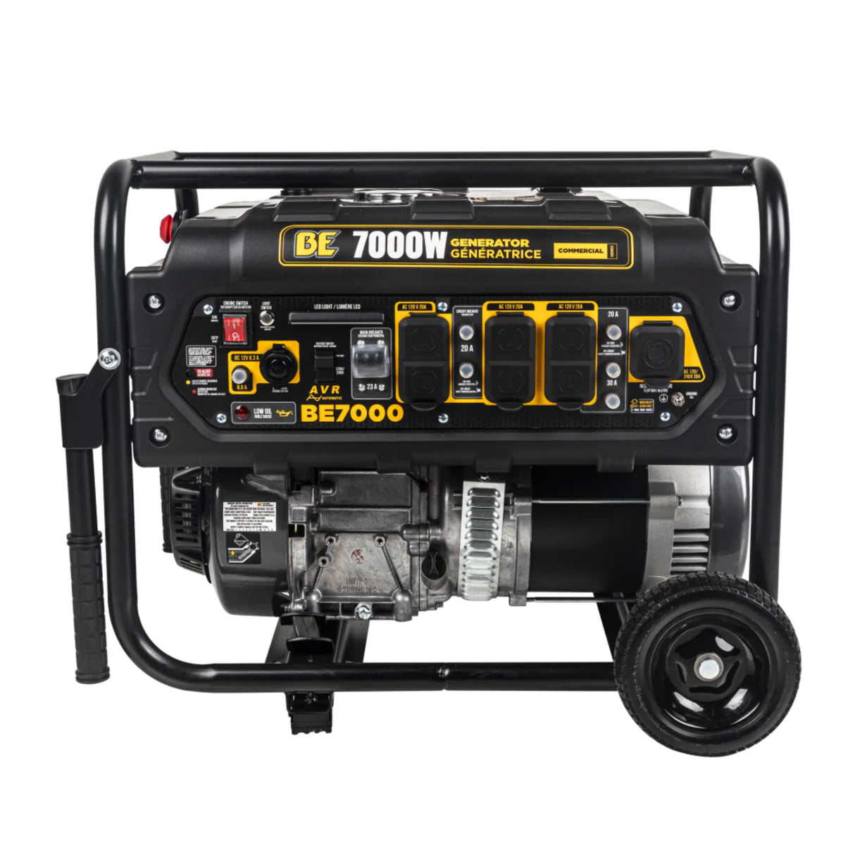 BE Power Equipment 7000W Portable Generator, Powerease 312cc Engine
