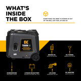 BE Power Equipment BE7500ID 7500W Dual-Fuel Digital Portable Inverter 312cc Generator