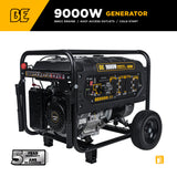 BE Power Equipment 9000W Portable Generator, Powerease 389cc Engine