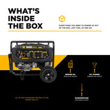 BE Power Equipment 9000W Portable Generator, Powerease 389cc Engine