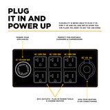 BE Power Equipment 9000W Portable Generator, Powerease 389cc Engine