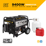 BE Power Equipment BE9400DFS 9400W Dual Fuel Generator 459cc – Electric Start