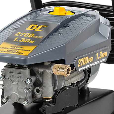 BE Power P2713EN 2,700 PSI 1.3 GPM Cold Water Electric Pressure Washer