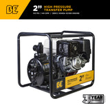 BE Power 2" High-Pressure Water Transfer Pump with Honda GX390 Engine