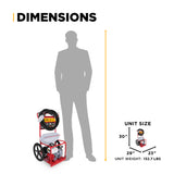 BE Power 2" Gas-Powered Firefighting Pump Kit with Honda GX200 Engine